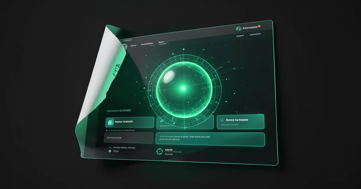 AI Mode full-page experience showing a website transformed into a conversational AI interface