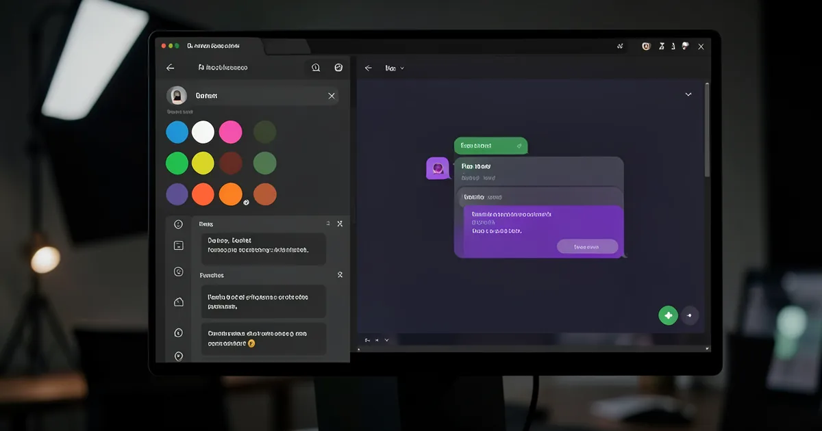 kaag.ai admin panel showing the visual theme editor with live widget preview