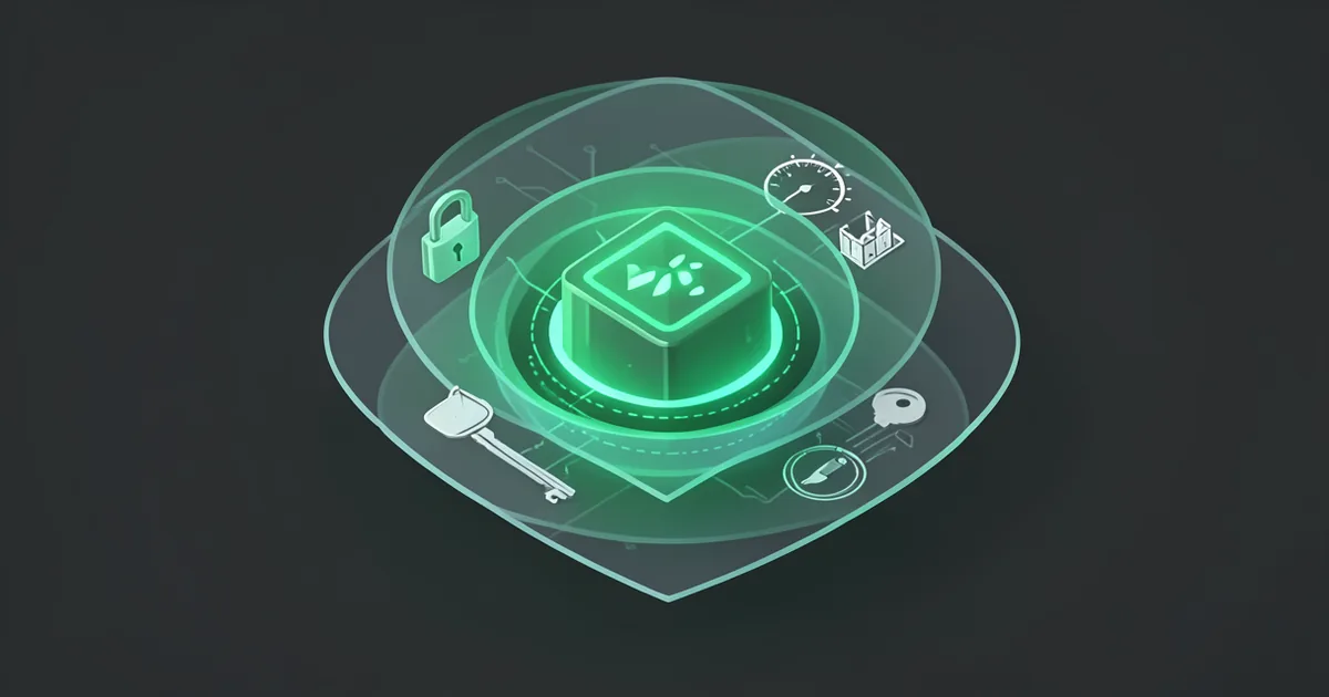 Security architecture diagram showing the 67 controls across different protection layers