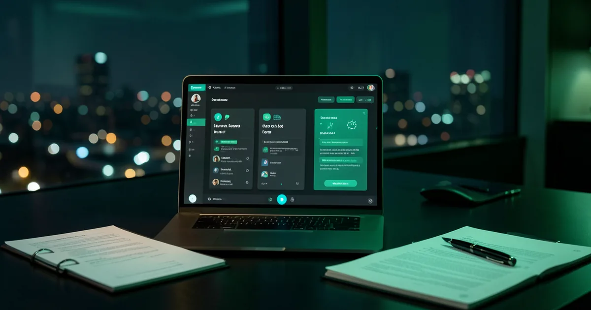 AI agent guiding a customer through financial product options on a banking website