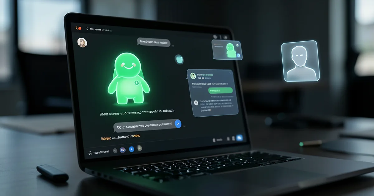 AI agent capturing and qualifying a lead through conversation on a website