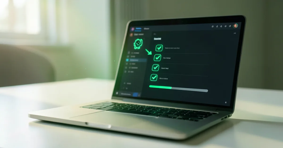 AI onboarding assistant guiding a new user through product setup