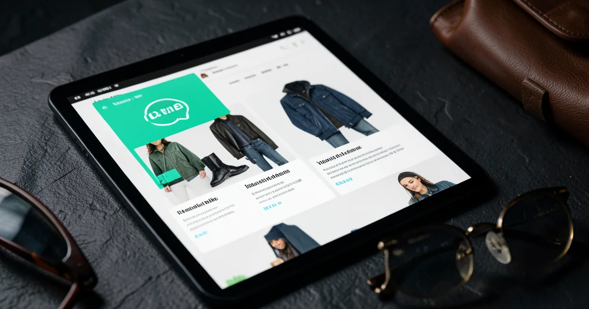 AI agent recommending products based on a visitor description